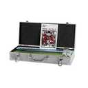 Vintage Mahjong Travel Set 148 Multicolored Tiles 4 Blank & Case