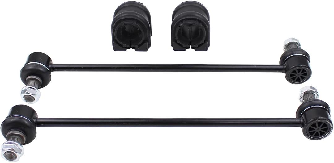 Front Sway Bar Links with Bushings for Hyundai Elantra 2017-20, Ioniq 2017-22, Kona 2018-23, Veloster 2019-22, Kia Forte 2019-24, Niro 2017-22, Seltos Soul 2020-25
