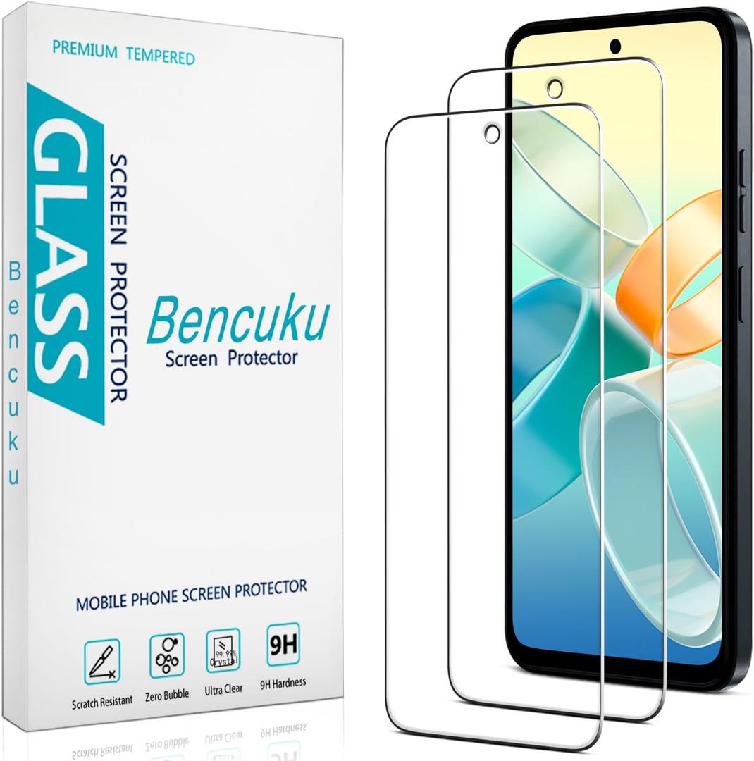 (2 Pack) Screen Protector Designed for Motorola Moto G Power 5G (2024) Tempered Glass, Anti Scratch, Bubble Free, Case Friendly