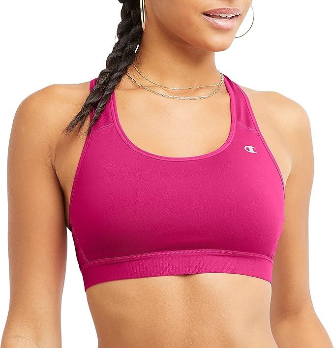 Champion Women's Sports Bra, Compression, Moisture Wicking, High-Impact Sports Bra for Women
(2XL, Fantastic Fuchsia)