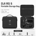 Storage Bag Case for DJI RS 5,Storage Box Protective Case Accessories Protective Bag Hard Shell for DJI RS5 Waterproof Shock Absorption