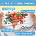 A-SUB Sublimation HTV for Dark and Light Fabric, 12" X 20FT Matte Sublimation Vinyl, White HTV Vinyl for Sublimation on Cotton Fabric - T-Shirt, Pillow, Bag