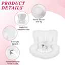 Car Seat Protective Show Accessories - 6.7in / 5.9in Doll Storage - La Boo-Boo Doll  Real Original (White)