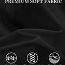 ASIMOON High Waisted Thongs Underwear for Women Seamless Underwear Ladies Soft No Show High Cut Panties 6 Pack, Size S