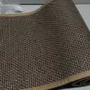 Kitchen Mat Set of 2 PCS, Cushioned Non Slip Rugs for Kitchen Floor, Absorbent Runner Comfort Standing Mats Washable for Kitchen, Office, Home (Brown, 17.3"x47"+17.3"x30")