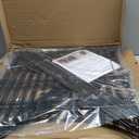 10 Panels No Dig Dog Fence Outdoor for Yard, 24 in(H) X 20 ft(L) Decorative Tall Garden Fence Animal Barrier, Rustproof Metal Wire Garden Edging and Borders, Temporary Fencing Stakes