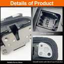 Door Lock Actuator Compatible with 2015-2019 CTS XTS Silverado 1500 Sierra 1500 Suburban Yukon Select Models Rear Right Passenger Side