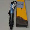 Phoebe Curling Iron Brush Anti-Scald Bristles Instant Heat Up Dual Voltage Ceramic Tourmaline Ionic Hair Curling Wand for All Hair Types (1 Inch)