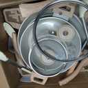 Ceramic Cookware Sets 15PCS Pots and Pans Set Non Stick (white15), 15pieces