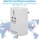 100W Power Converter AC110V/120V to 220V/240V Step-Up&Down Voltage Converter Travel Adapter Transformer