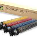 TonerTap Compatible Toner Cartridges 4-Pack for Ricoh IM C4510, IM C5510, IM C6010, Replacement for Ricoh 842526 842527 842528 842529 IMC4510, IMC5510, IMC6010 Toner