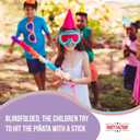Party Factory Pinata Numbers 0-9 Kids Birthday Slap Pinata 16.5 x 13.7 x 3.1 inch Decoration Birthday Decoration (3)