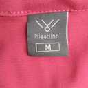 Niaahinn Scrubs Set for Women Nurse Uniform Jogger Suit Stretch Top & Pants with Multi Pocket for Nurse Esthetician Workwear Pink M