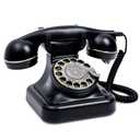 Retro Rotary Landline Phones with Mechanical Ringer, Volume Control, Redial, No AC Power Required Vintage Corded Phones Old Fashioned Antique Telephone for Home Office for Decor