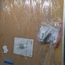 VIZ-PRO 72" x 48" Large Cork Bulletin Board, Foldable & Wall-Mounted Notice Pin Board with Silver Aluminum Frame, for School Home Office - 6' x 4' Corkboard