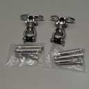 SELEWARE Silent Bearing Swivel Swing Hangers Stainless Steel Swing Hooks Ceiling Mount Swing Bracket for Aerial Yoga Silks Swing Chair Heavy Bag Swing Set Indoor Outdoor Swing 2 Pack