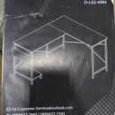 Sweetcrispy L Shaped Desk - Computer Desk Corner Desks Gaming Desk PC Table with CPU Stand Side Bag for Home Office Dorm Sturdy Writing Workstation, Black, 50-Inch