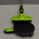 3PCS Self Cleaning Slicker Brush & Pet Grooming Rake & Flea Comb for Dogs,Cats and Horses | Double-Sided Dematting Comb & Skin Friendly Deshedding Grooming Tool (Green)