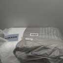 DUMOS Memory Foam Pillows for Sleeping 2 Pack, Bed Pillows for Adults with Washable Cover and Breathable Mesh, Gel Cooling Pillow for Back and Side Sleeper Support, White