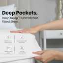 Utopia Bedding Queen Fitted Sheet - Bottom Sheet - Deep Pocket - Soft Microfiber - Shrinkage and Fade Resistant - Easy Care -1 Fitted Sheet Only (White)