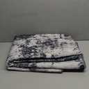 Washable Area Rugs 4'x6' Non-Slip Modern Abstract Soft for Living Room Entryway Bedroom Nursery, Print Pattern, Black Gray