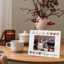 Thank You Gifts 4x6 Picture Frame, Thank You for Being Helping Me Grow Photo Frame, Appreciation Gifts for Parents Mentor Teacher, Teacher Wooden Photo Picture Frames