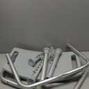 Drive Medical RTL12203KDR Shower Chair, Adjustable Stool with Suction Feet, Seat for Tub, Bathroom Bench Bath Chair for Elderly and Disabled, 300 LB Weight Cap