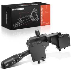 A-Premium Turn Signal Switch, Headlamp Beam Parking Light Multifunction Switch Compatible with Jeep Wrangler 2001-2006, TJ 2001-2006, with Fog Light