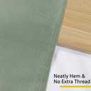 Chyhomenyc Uptown Light Sage Green Curtains 54 Inch Curtains 2 Panels, Light Filtering Faux Silk Chic Fabric Short Curtains for Bedroom Living Room Windows, 30Wx54L, 2 Panels