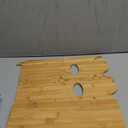 3 Tier Bamboo Spice Rack, Spice Rack Organizer, Seasoning Jars Rack Shelf Spice Organizer for Kitchen Counter or Wall Mounting, Spice Storage Holder with handles, Jars Not Included,Natural