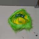 WPOZD Christmas Cosplay Latex Mask, Adult Green Costume Mask (Yellow)