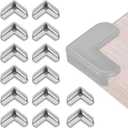 uxcell Corner Protectors, 16 Pcs Table Corner Protectors, Furniture Corner Guard and Edges Safety Bumpers for Table Edges and Sharp Corners (L-Shaped, Grey) (Gray)