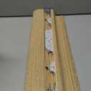 LazBlinds No Drill Bamboo Roman Shades, 22" W x 64" H, Star-Beige