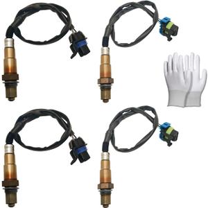 Oxygen Sensor Upstream & Downstream O2 Sensor Fit for 2011 Chevy Camaro 1LT LS LT LT, for 2010 Chevy Camaro LS LT, Oxygen O2 Sensor 4 PCS Replace OE# 234-4441, 234-4818