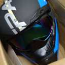 Youth Dirt Bike, ATV, Off Road, Motocross Helmets-DOT (YS-Blue, M)