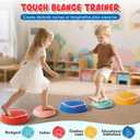 Lehoo Castle Stepping Stones for Kids, Non-Slip Toddler Stepping Stones, Indoor & Outdoor Sensory Toys for Toddlers 1-3, Balance Board Obstacle Course for Kids 3-5