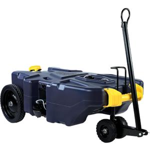 30 Gallon RV Portable Waste Tank 4 Wheel Tote Tank