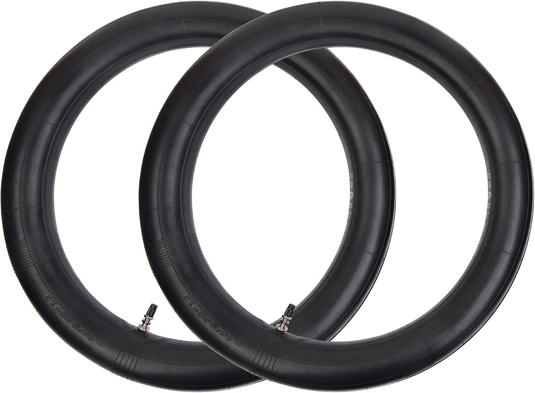 2 Pack of 3.25/3.50-16 90/100-16 Inner Tube with Straight Stem TR-4 replacement for Motorcycles Dirt Pit Bike TAOTAO SSR