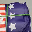 Locmeo 24 Pcs 4th of July Patriotic Party Favor Bags with Handles Reusable Non Woven American Flag Goodie Bags Independence Day Gift Bag for Girl Boy Birthday Memorial Party Supplies, 8 x 4 x 10 Inch