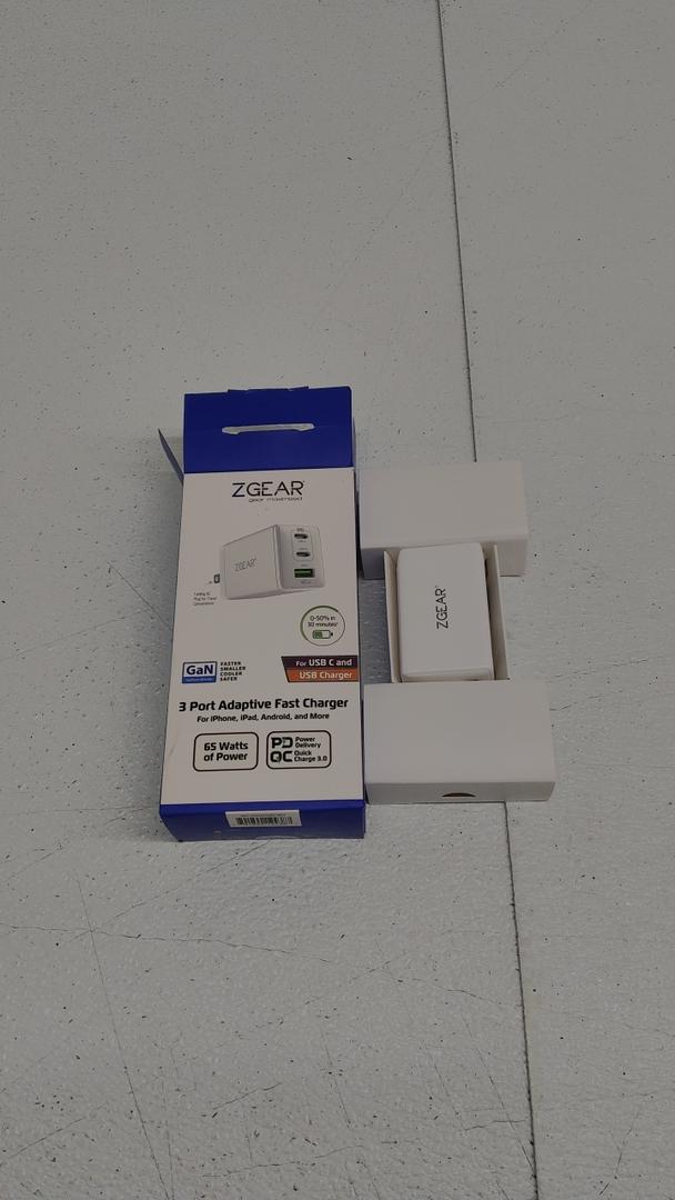 ZGear 3 Port Adaptive Fast Charger 65 Watts Of Power