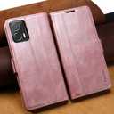 HAII Flip Case for Moto G 5G 2023,Flip Fold Leather Wallet Case with RFID Blocking Credit Card Slot and Kickstand Magnetic Closure Protective Cover for Motorola Moto G 5G 2023 (Pink)