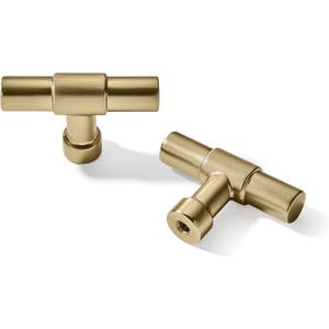 khtumeware 20 Pack Cabinet Knobs - Champagne Bronze 2 Inch(51mm) Heavy Duty Zinc Drawer Pulls for Kitchen & Dresser Drawers