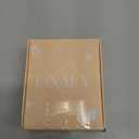 Clip in Bangs, 100% Real Human Hair Fake Clip on Bangs Hairpieces for Women French Bangs Light Brown Fringe with Temples Curved Curtain Bangs for Daily Wear