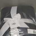 UGG Twin/XL Twin Comforter Set with 1 Pillow Sham, Lightweight Down Alternative Blanket, All Season, Washable & Hypoallergenic Bedding Set for College Apartment, Dorm Essential, Charcoal Grey (Lenora)