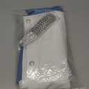 Americanflat 71x74 Light Blue Ombre Shower Curtain - Water-Resistant Long Shower Curtain with Durable Grommets and 12 Hooks - 100% Polyester