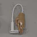 Practice Hand for Acrylic Nails- Silicone Nail Hand Practice Upgrade Nail Tips Never Fall Off, Fake Nail Manican Hand for Nail Practice, Flexible Practice Maniquin Hand with 200PCS Nail Tips