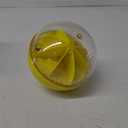 Interactive Dog Treat Toy, Mental Stimulation and Enrichment, Yellow