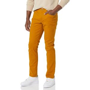 Amazon Essentials Men's 5-Pocket Stretch Twill Casual Pants (31W x 34L, Gold)