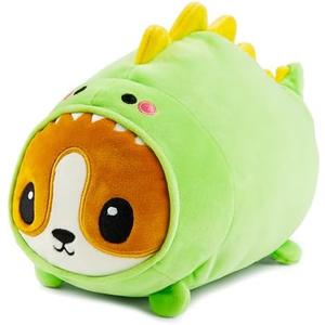Amazon.com: JOYIN Stuffed Animal, Kawaii Dinosaur Plush Toy, 11" Soft Plushie with Corgi Face, Cute Pillow for Kids and Adults, Birthday Surprise Gift for Boys and Girls, Gifts for Christmas : Toys & Games