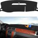 Car Dashboard Cover Dash Cover Mat Pad Accessories Fit for Chevy Chevrolet Silverado 1500 LT/WT 2007-2013 2500 HD / 3500 2007-2013 (for Chevrolet)